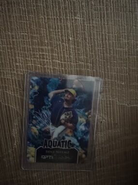 Topps Aquatic Baseball Card - Blue & Yellow